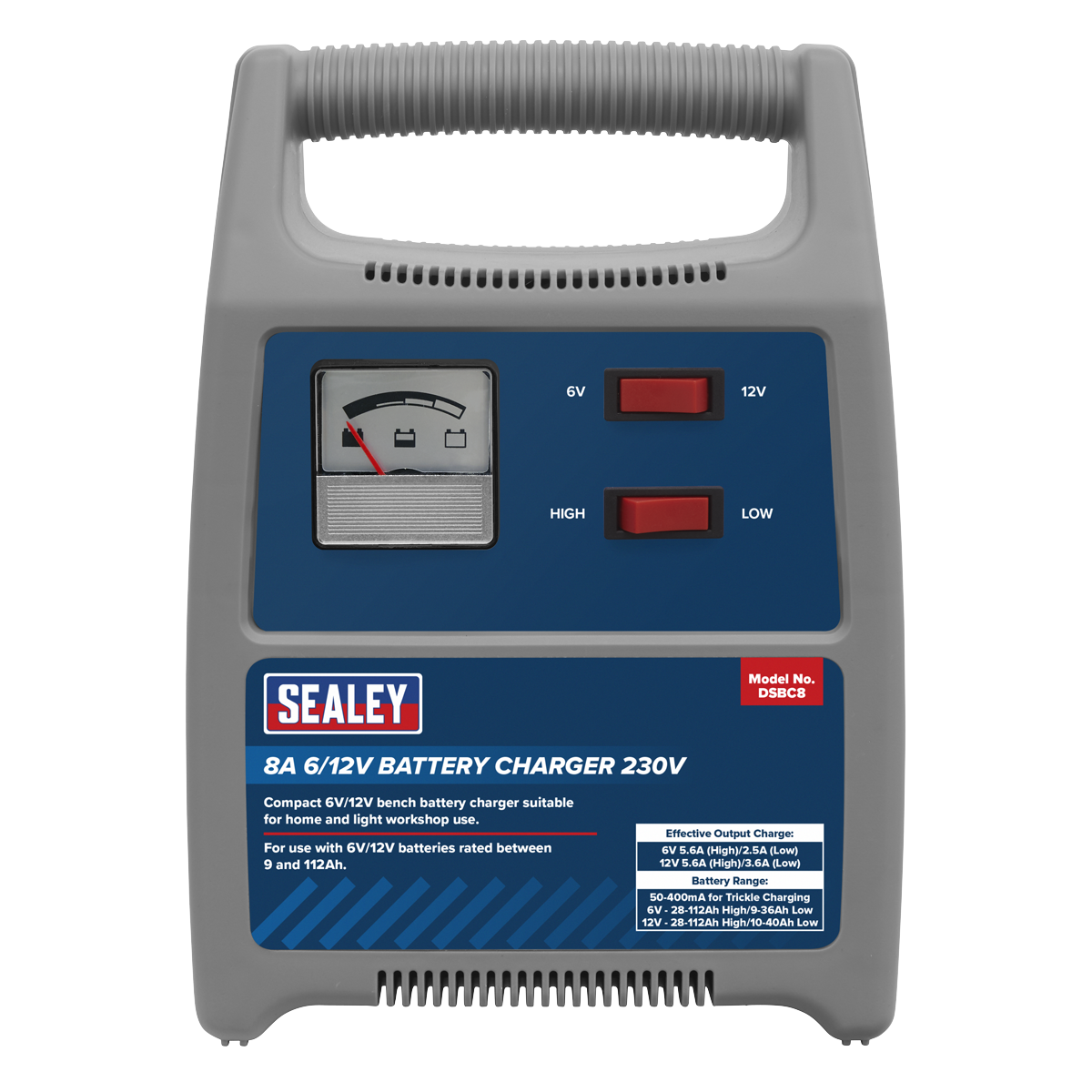 6/12V Battery Charger 8A 230V