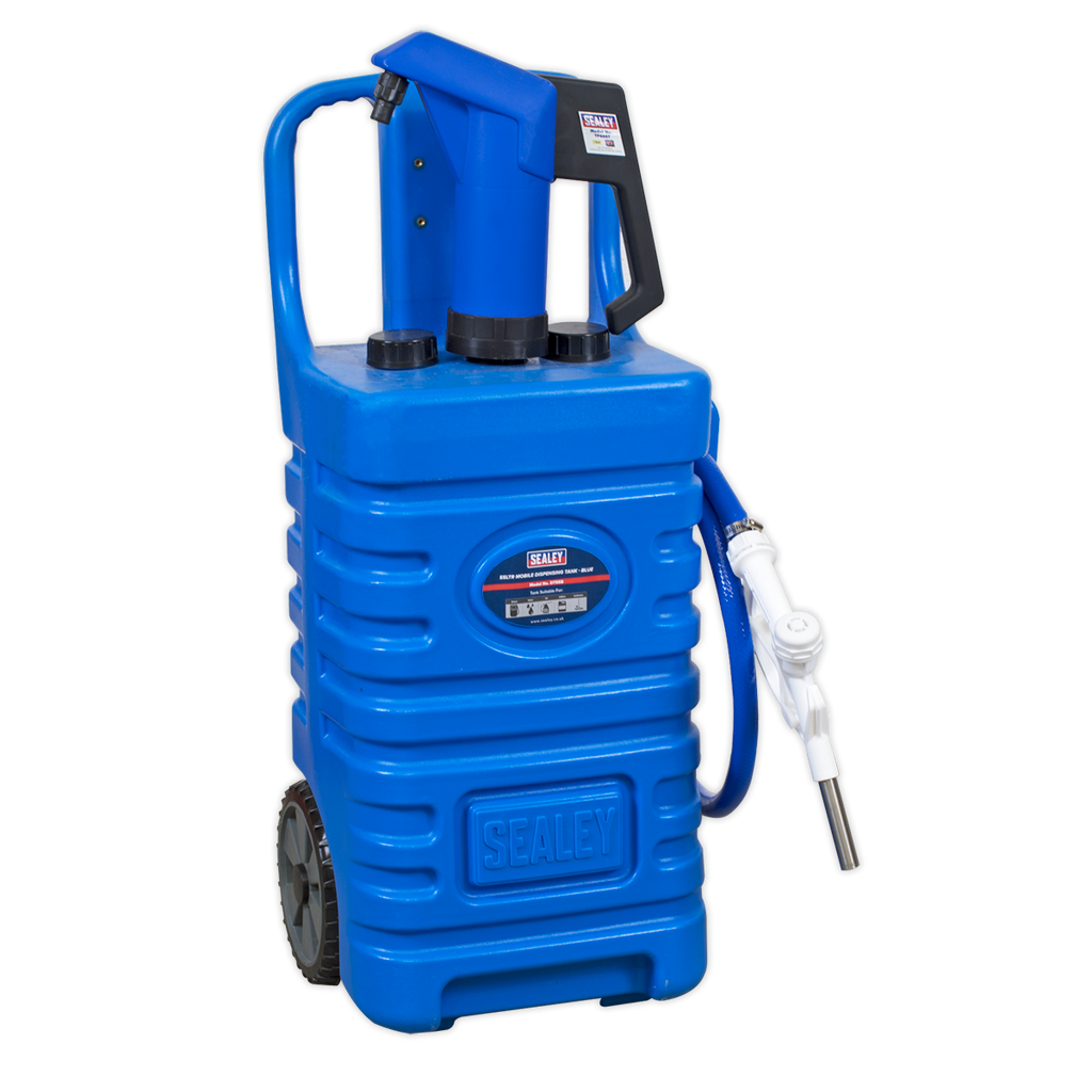 Mobile Dispensing Tank with AdBlue® Pump 55L - Blue