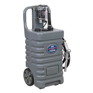 Mobile Dispensing Tank with Diesel Pump 55L - Grey