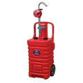 Mobile Dispensing Tank with Oil Rotary Pump 55L - Red