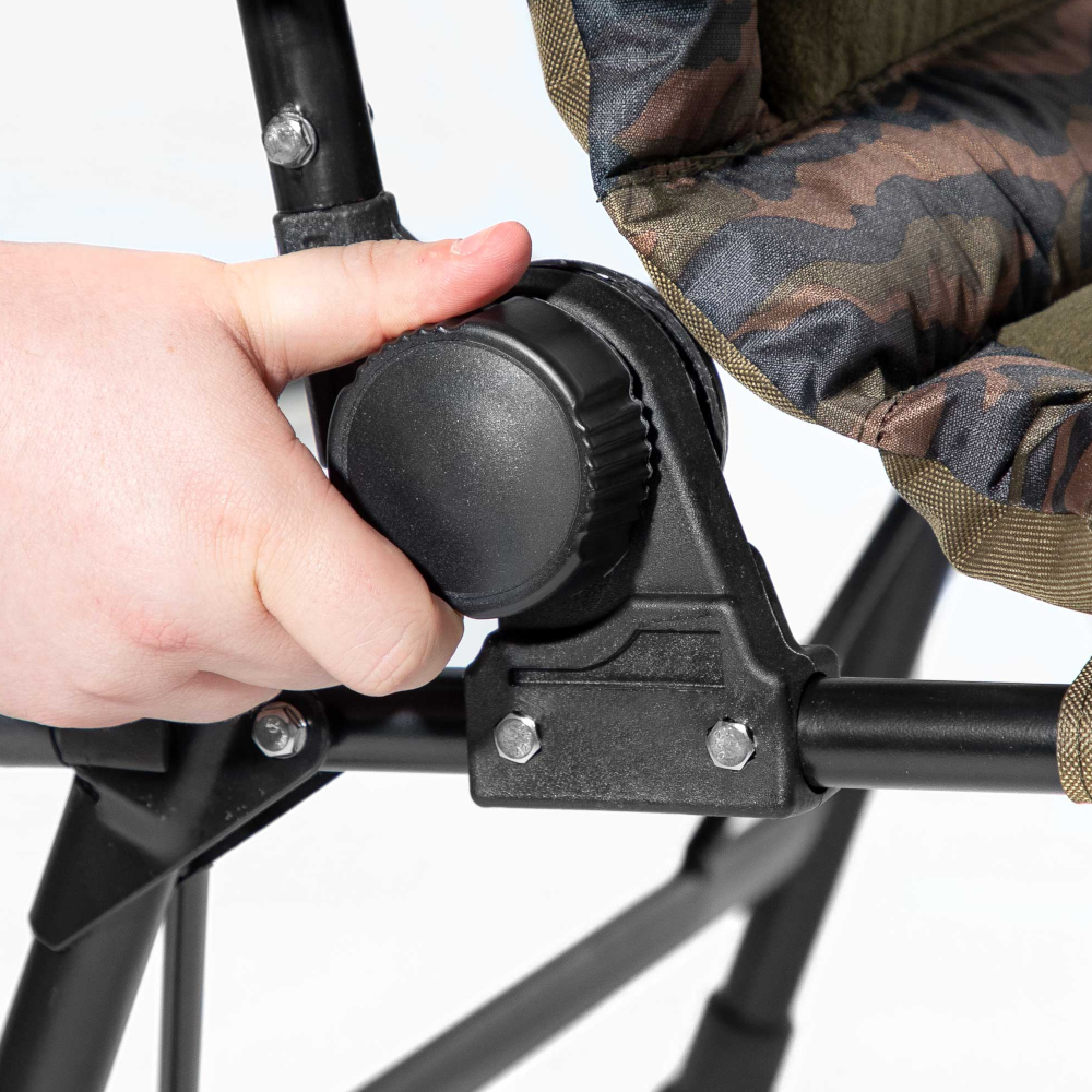 Dellonda DL73 Deluxe Portable Adjustable Reclining Fishing Camping Chair Seat with Padded Armrests