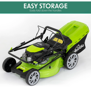 Dellonda DG102 Self Propelled Petrol Lawn Mower Grass Cutter, 510mm Cutting Width, 4 Stroke, 170cc