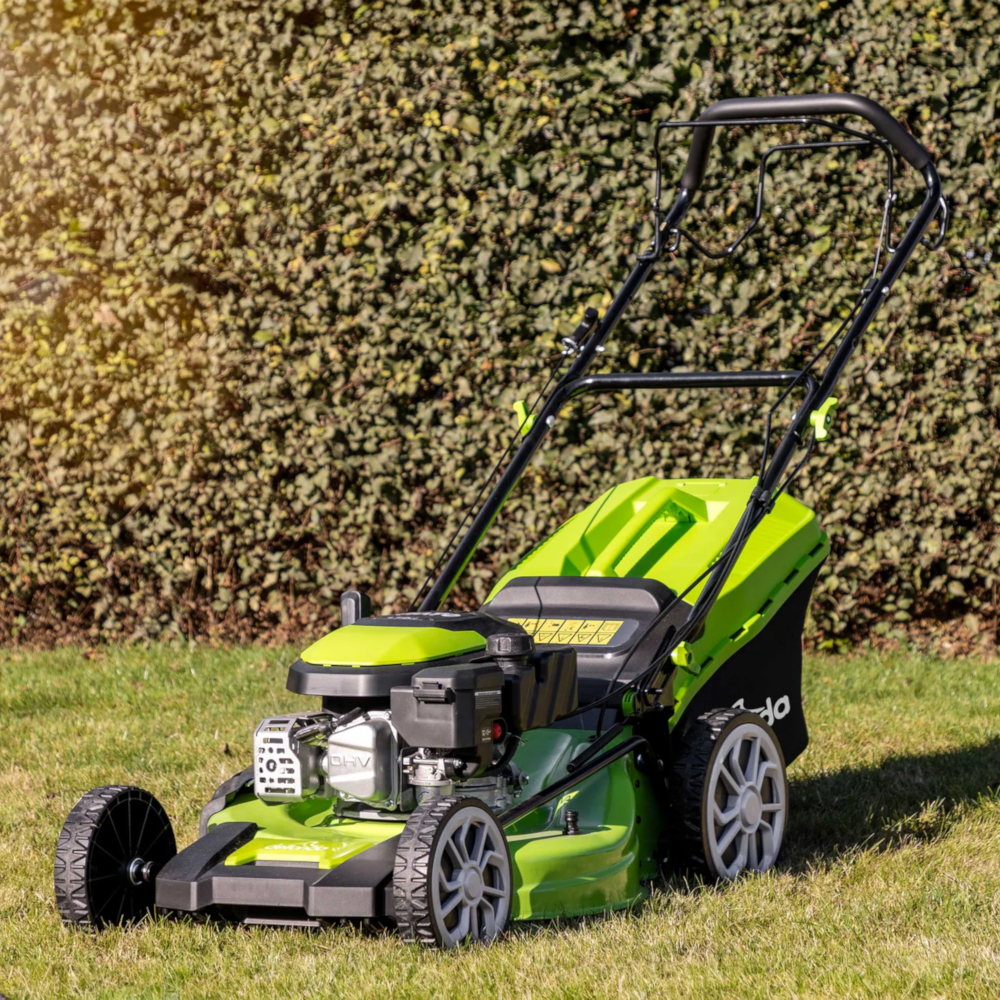 Dellonda DG102 Self Propelled Petrol Lawn Mower Grass Cutter, 510mm Cutting Width, 4 Stroke, 170cc