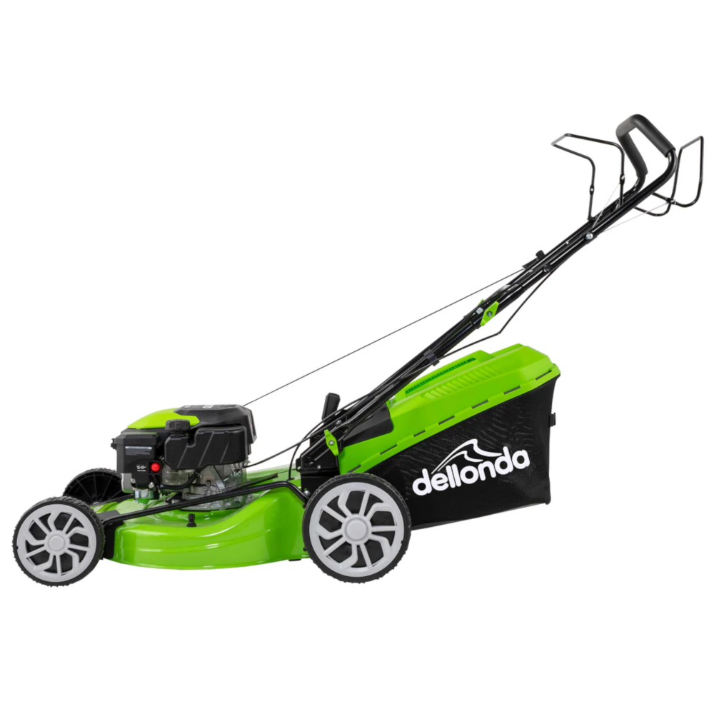 Dellonda DG102 Self Propelled Petrol Lawn Mower Grass Cutter, 510mm Cutting Width, 4 Stroke, 170cc
