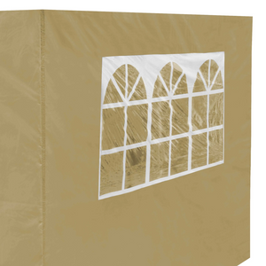 Dellonda DG142 DG146 Premium Side Walls, Doors and Window Panel for Pop Up Gazebo, Beige