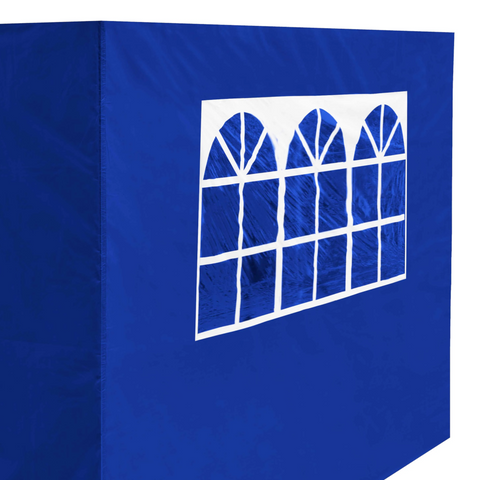 Dellonda Premium 2x2m Gazebo Side Walls/Doors/Windows - Blue - A