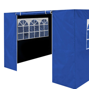 Dellonda DG155 Premium Side Walls, Doors and Window Panel for Pop Up Gazebo, Blue
