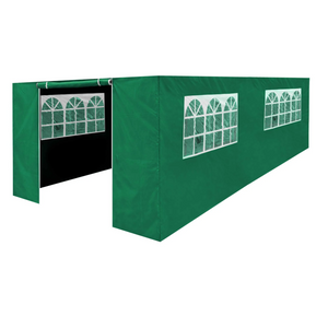 Dellonda DG156 Premium Side Walls, Doors and Window Panel for Pop Up Gazebo, 3m x 6m, Green