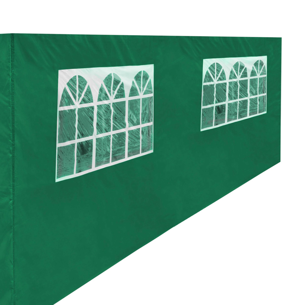 Dellonda DG156 Premium Side Walls, Doors and Window Panel for Pop Up Gazebo, Green