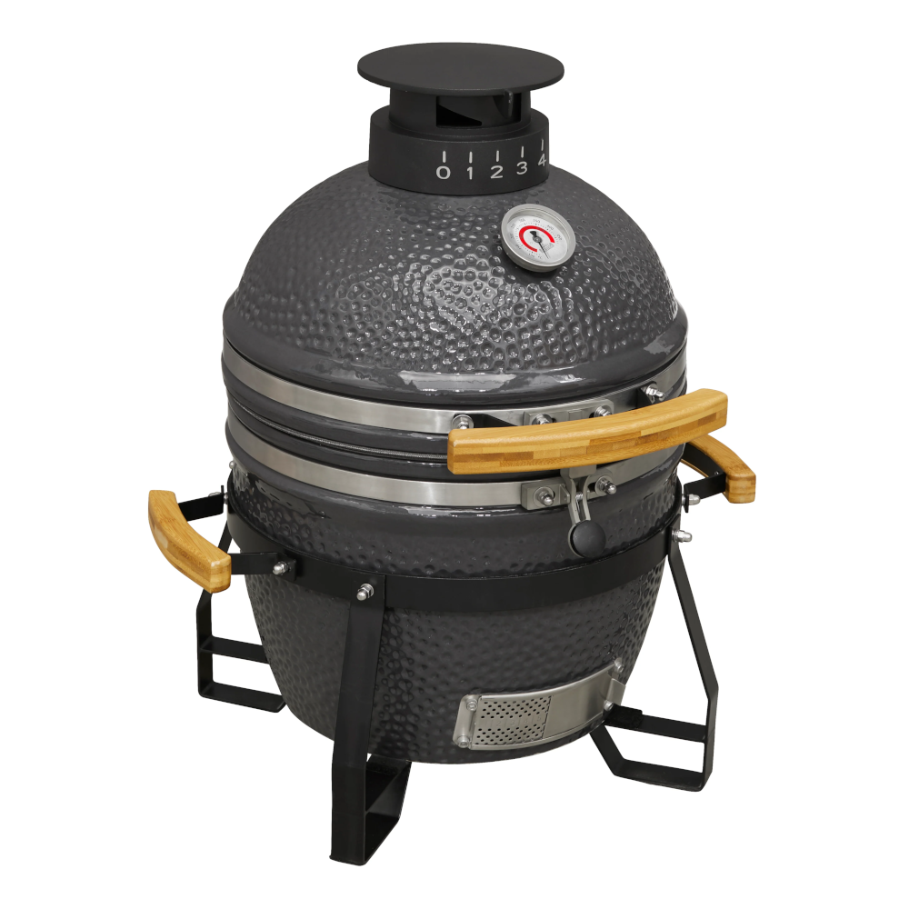 Dellonda DG158 Deluxe Ceramic Shell Kamado BBQ Barbecue Grill, Oven, Smoker, Outdoor Cooker