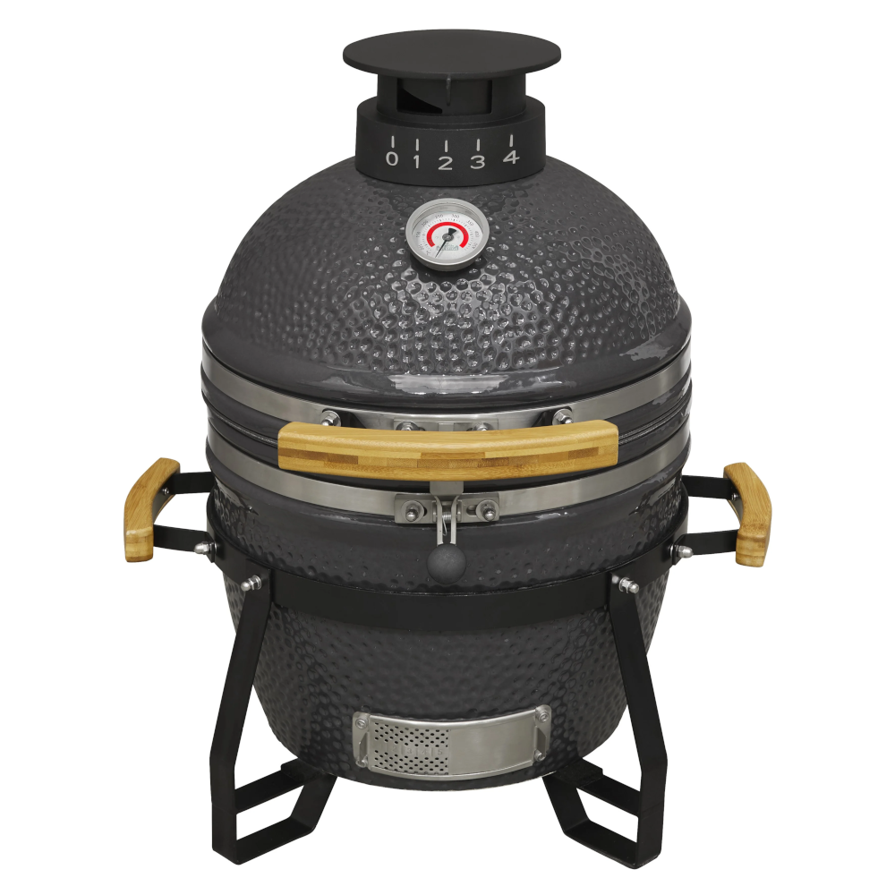 Dellonda DG158 Deluxe Ceramic Shell Kamado BBQ Barbecue Grill, Oven, Smoker, Outdoor Cooker