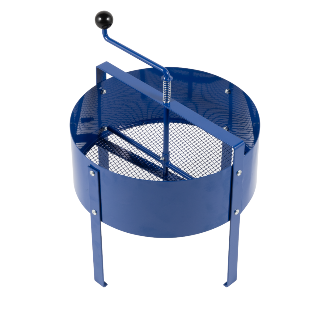Dellonda DG261 Rotary Garden Soil Compost Earth Sieve Steel Riddle Screener, 400mm Diameter, 7mm Grille