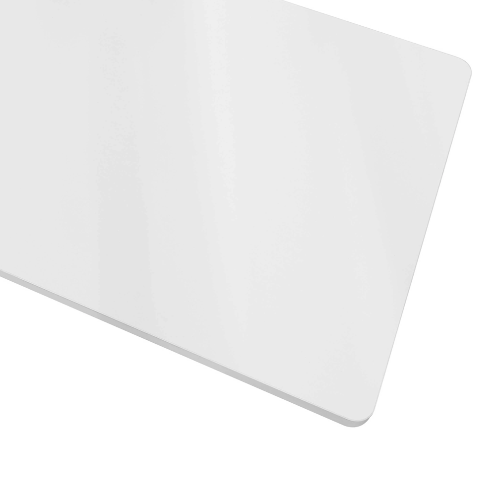 Dellonda DH19 Rectangular Computer Home Office Desk Worktop Desktop, 1400mm x 700mm, White