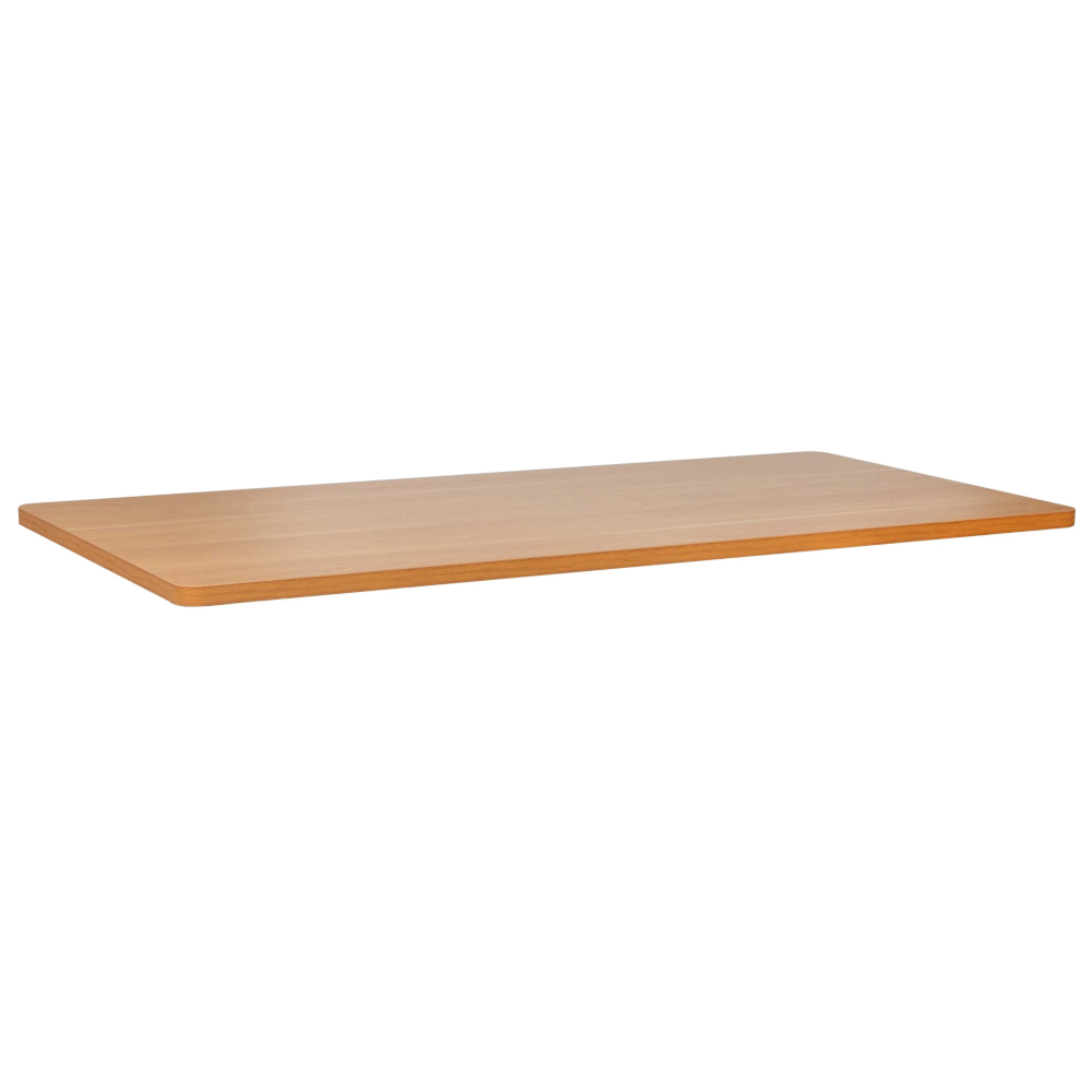 Dellonda DH20 Rectangular Computer Home Office Desk Worktop Desktop, 1400mm x 700mm, Oak