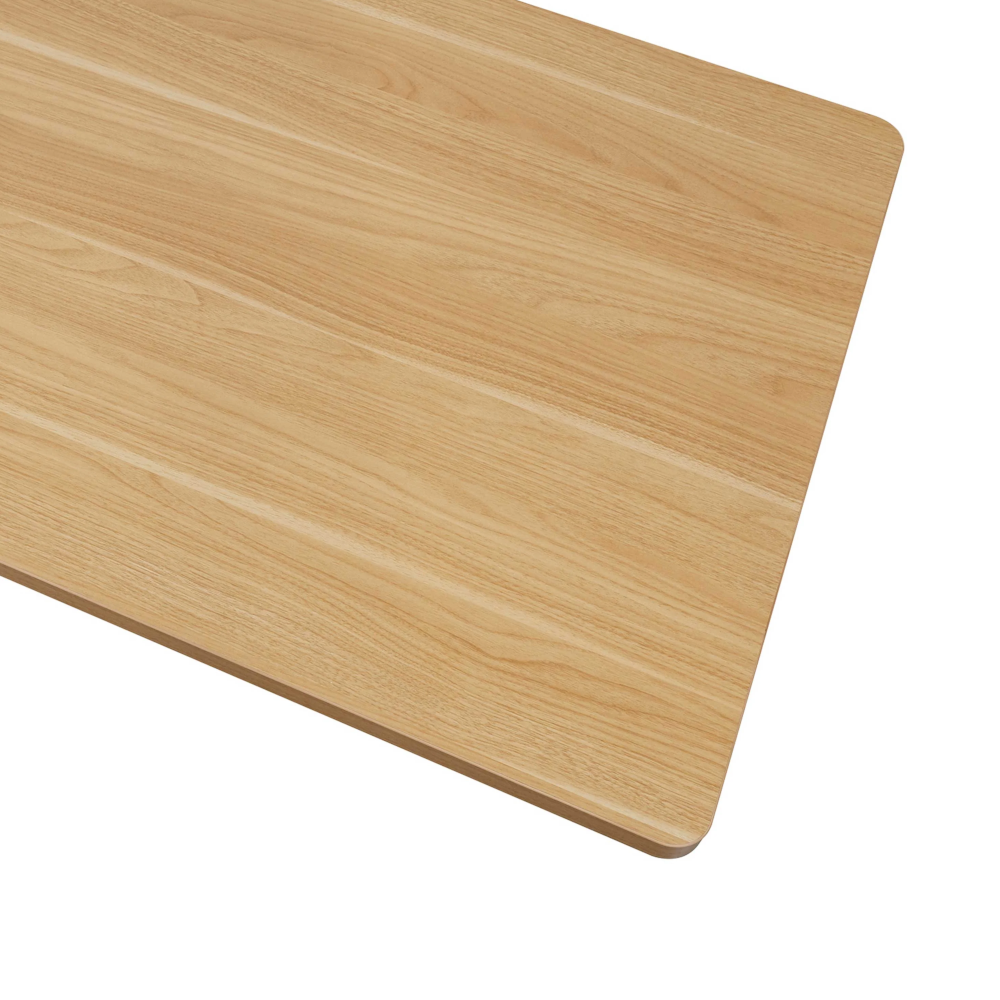 Dellonda DH20 Rectangular Computer Home Office Desk Worktop Desktop, 1400mm x 700mm, Oak