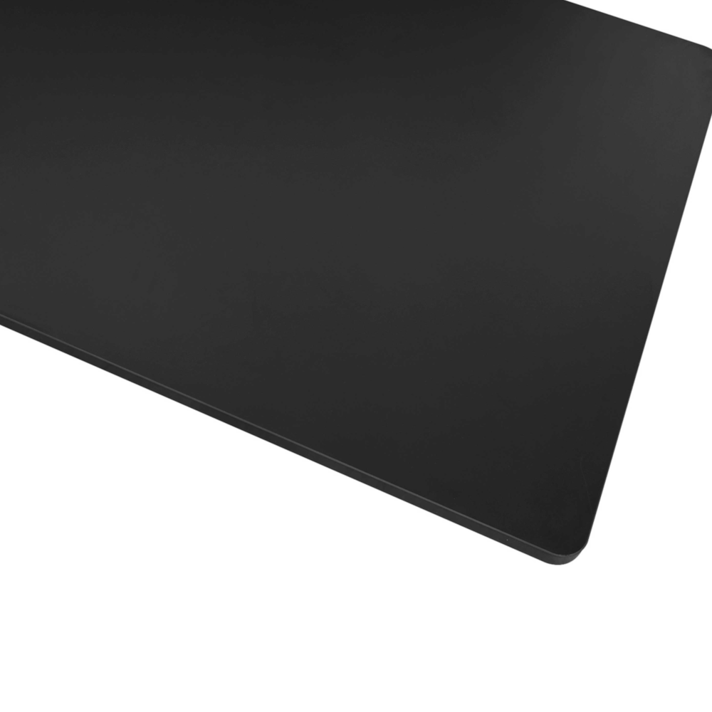 Dellonda DH21 Rectangular Computer Home Office Desk Worktop Desktop, 1400mm x 700mm, Black
