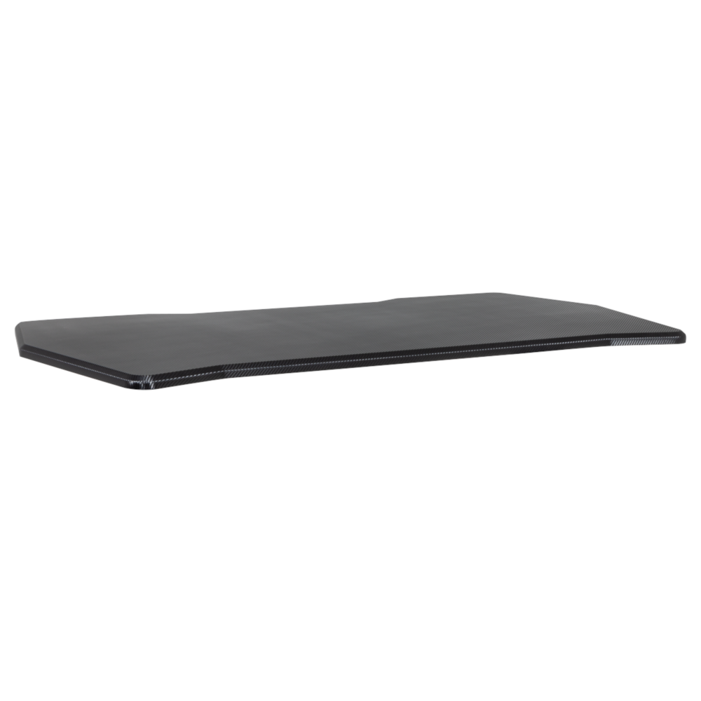 Dellonda DH22 Rectangular Computer Home Office Desk Worktop Desktop, 1400mm x 700mm, Carbon Fibre Effect