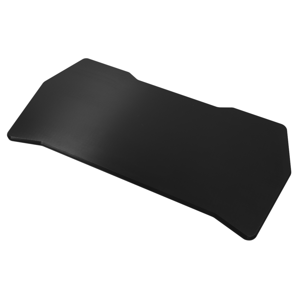 Dellonda DH22 Rectangular Computer Home Office Desk Worktop Desktop, 1400mm x 700mm, Carbon Fibre Effect
