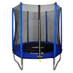 Dellonda 6ft Heavy Duty Trampoline with Safety Enclosure Net - A