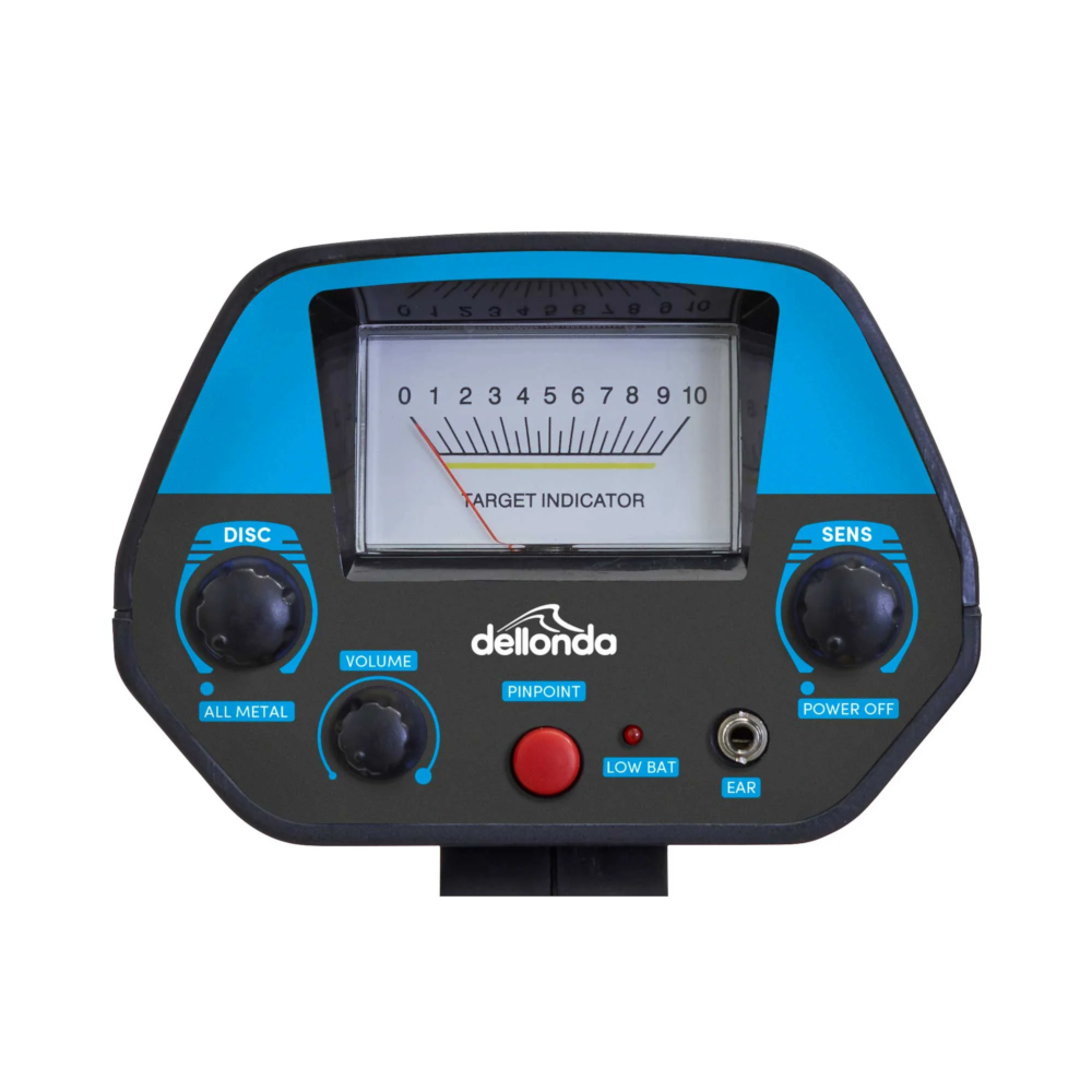 Dellonda DL6 Lightweight Metal Detector with High Accuracy Pinpoint Function
