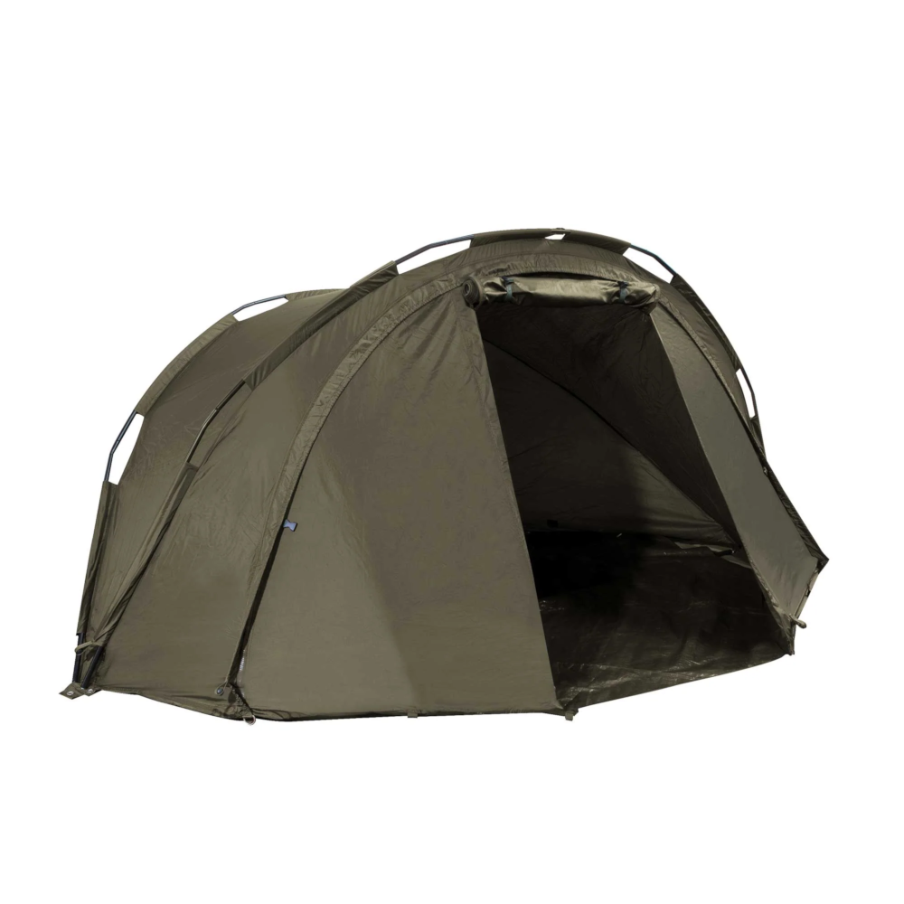 Dellonda DL75 Portable One Person Fishing Camping Weatherproof Bivvy Tent Shelter Cover, Green