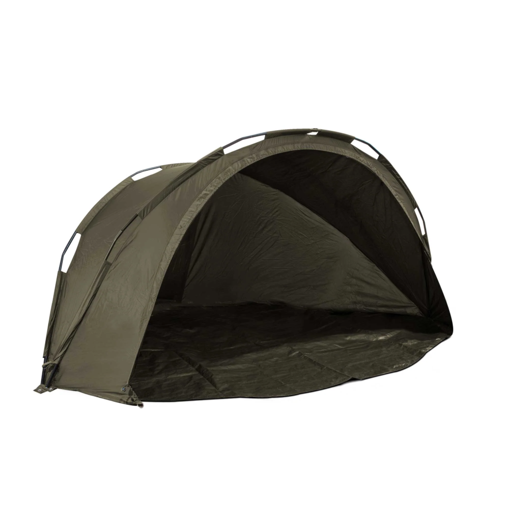 Dellonda DL75 Portable One Person Fishing Camping Weatherproof Bivvy Tent Shelter Cover, Green