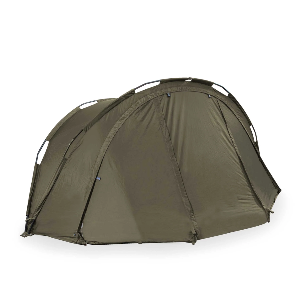 Dellonda DL75 Portable One Person Fishing Camping Weatherproof Bivvy Tent Shelter Cover, Green