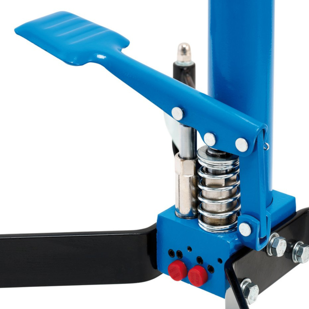 Draper 08556 Vertical Transmission Jack Gearbox Support Lift, 500kg Capacity, Blue