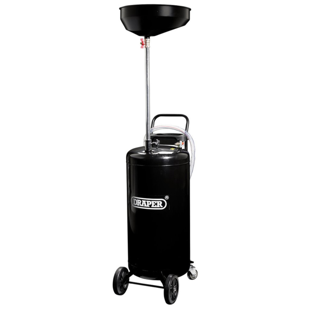Draper 13246 Air Operated Gravity Waste Oil Fluid Drainer 90 Litre