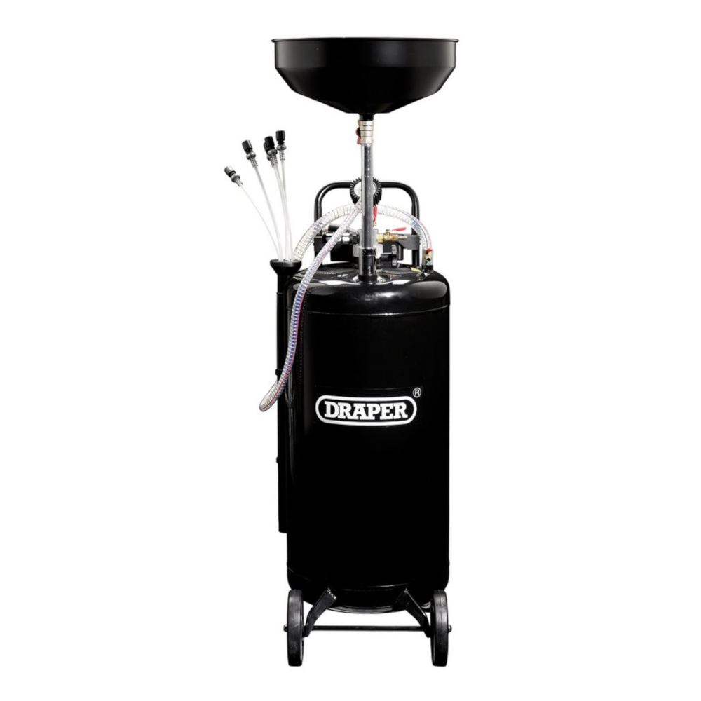 Draper 13247 Air Operated Suction Waste Oil Fluid Drainer 90 Litre