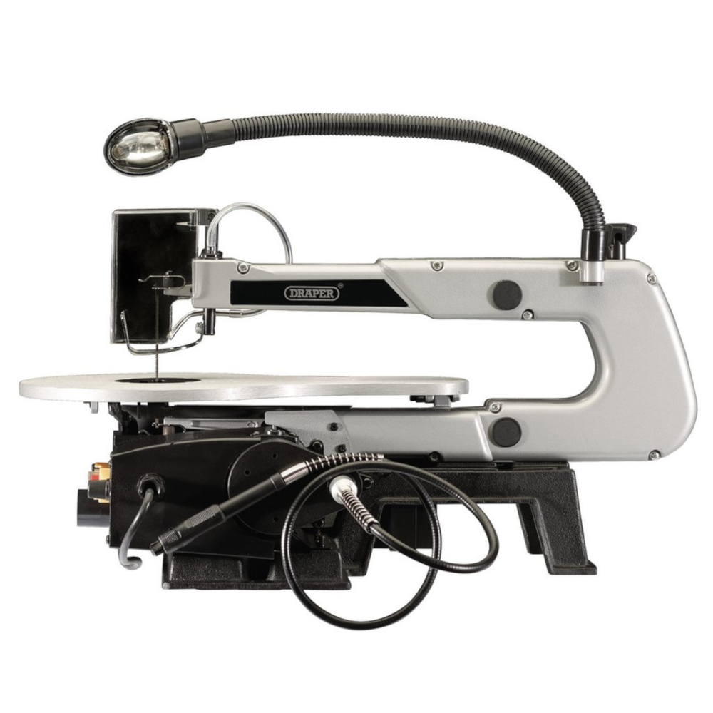 Draper 22791 Variable Speed Scroll Cutting Saw 406mm Throat Workshop Woodworking 90W 230V