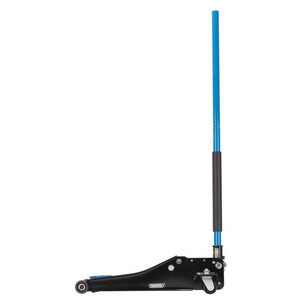 Draper 28465 2.25 Tonne Low Entry Profile Garage Workshop Vehicle Trolley Jack with Quick Lift Blue