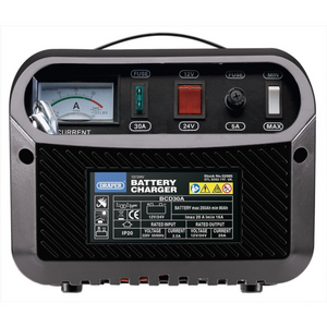 Draper 52985 Vehicle Battery Charger 16-20 Amp 12V 24V