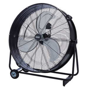 Draper 58330 30" 3 Speed Industrial High Velocity Portable Air Cooling Drum Fan 125W 230V