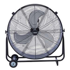 Draper 58330 30" 3 Speed Industrial High Velocity Portable Air Cooling Drum Fan 125W 230V