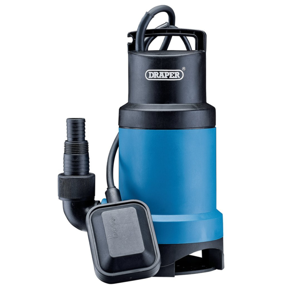 Draper 61621 Submersible Dirty Water Pump with Float Switch 166L/Min 550W 230V