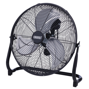 Draper 70432 16" 3 Speed High Velocity Portable Air Cooling Floor Fan 100W 230V