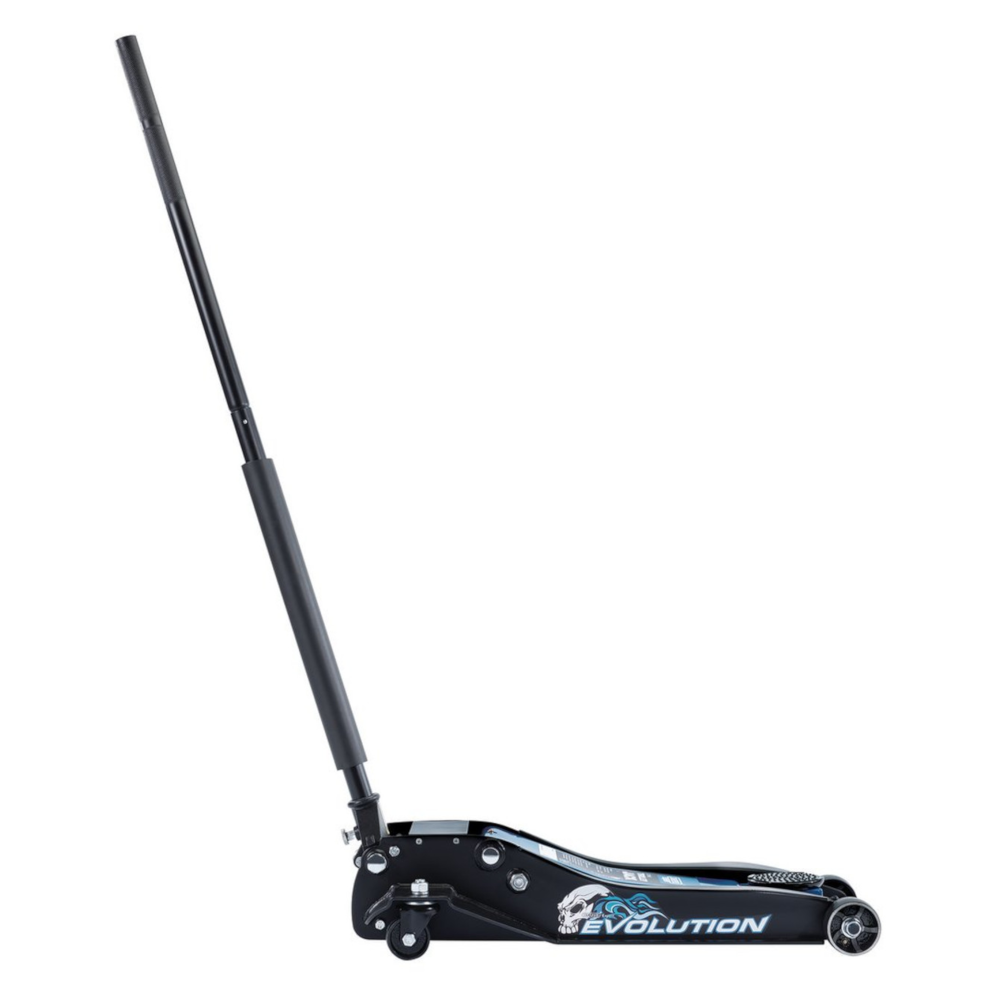 Draper 70811 Expert 3 Tonne Evolution Low Entry Profile Garage Workshop Vehicle Trolley Jack with Quick Lift Blue