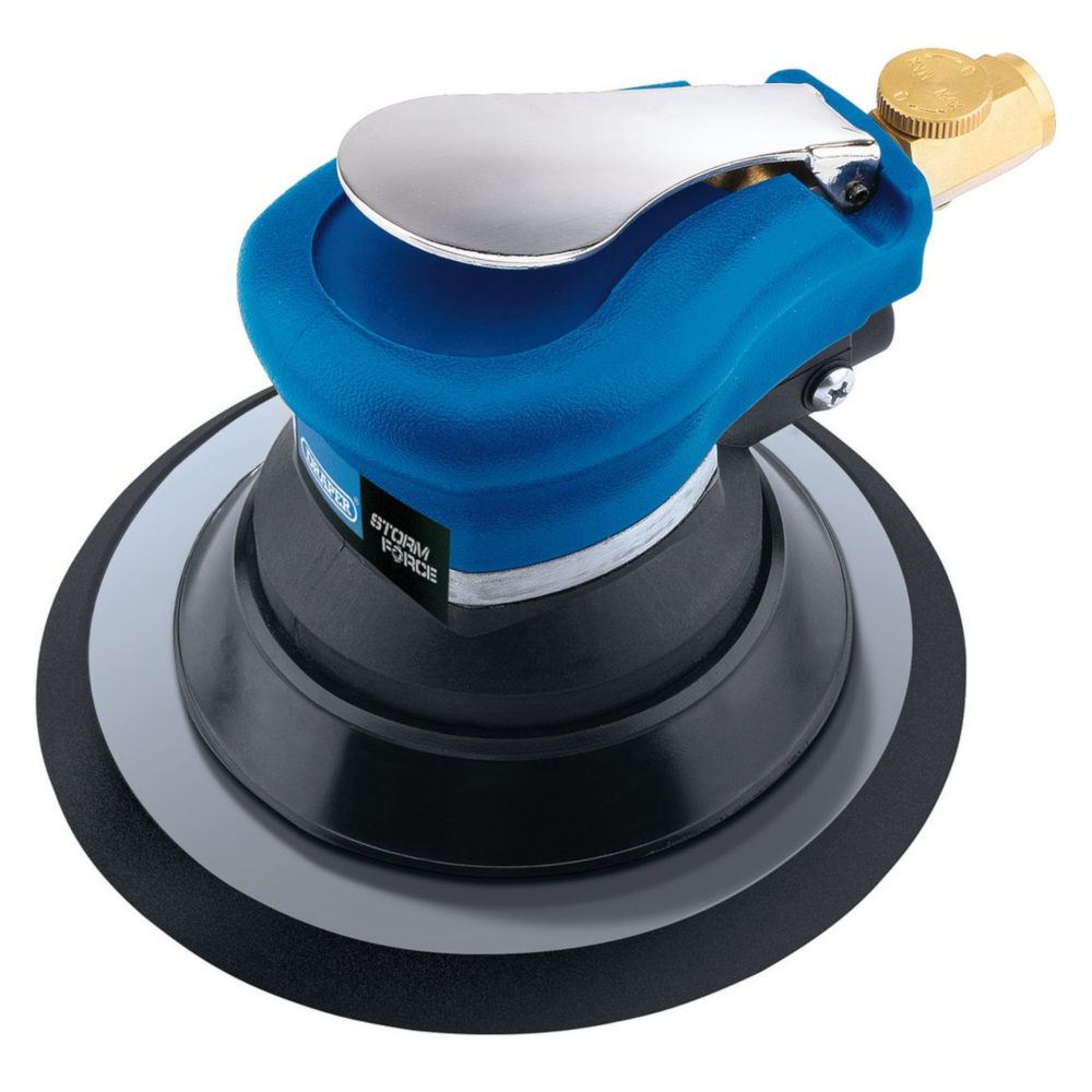 Draper 70834 Stormforce Dual Action Air Palm Sander 150mm 1/4"BSP