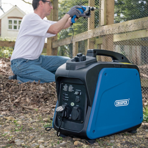 Draper 80956 Petrol Engine 4-Stroke Inverter Generator 1700W