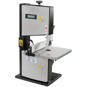 Draper 82756 Bench Mounted Wood Cutting Bandsaw with Steel Table 200mm Throat 250W 230V