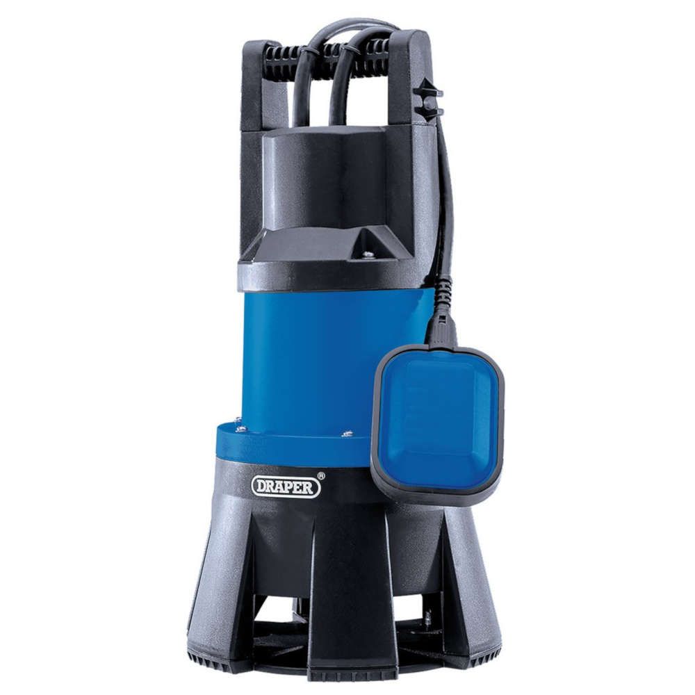 Draper 98919 Submersible Dirty Water Pump with Float Switch 416L/Min 1300W 230V