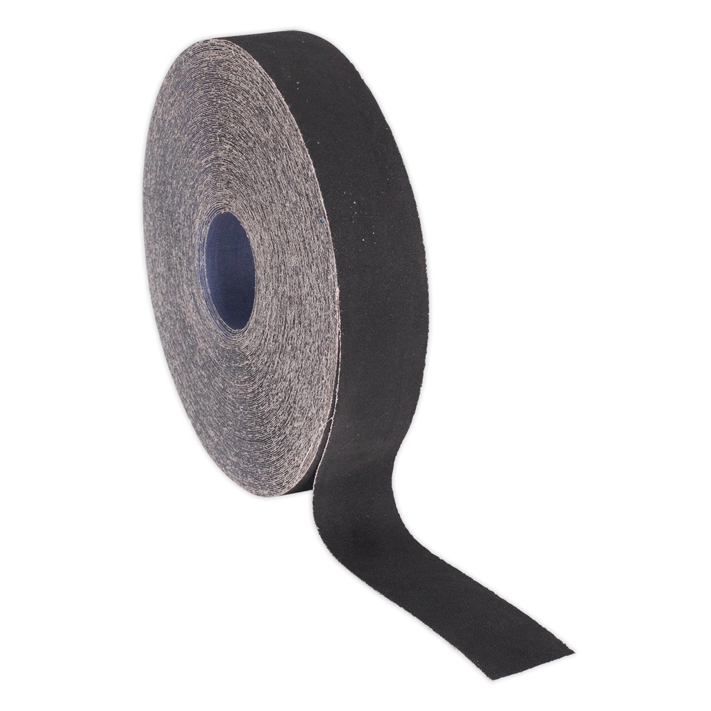 Emery Roll 120Grit 25mm x 50m - Blue Twill
