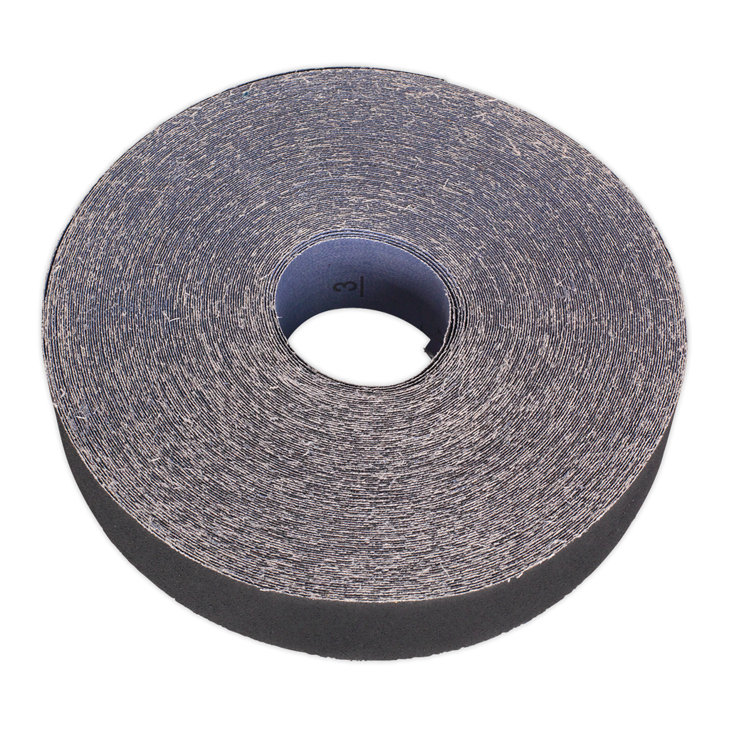 Emery Roll 120Grit 25mm x 50m - Blue Twill
