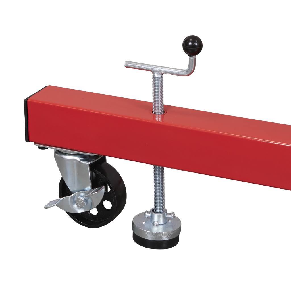 Folding 360º Rotating Engine Stand with Geared Handle Drive 680kg Capacity