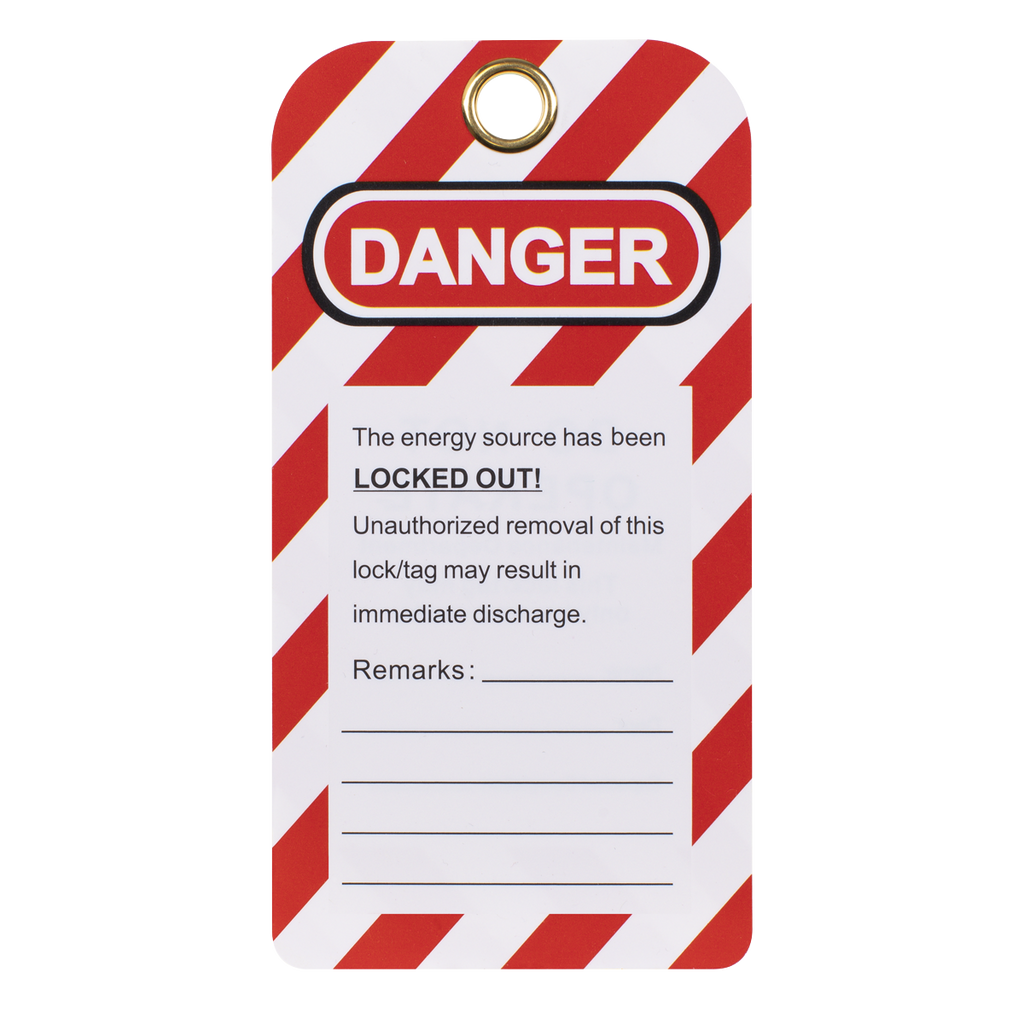 Lockout Safety Tag 10pc
