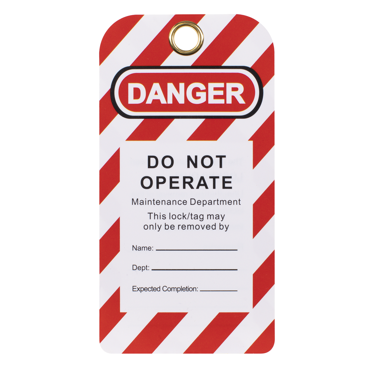 Lockout Safety Tag 10pc