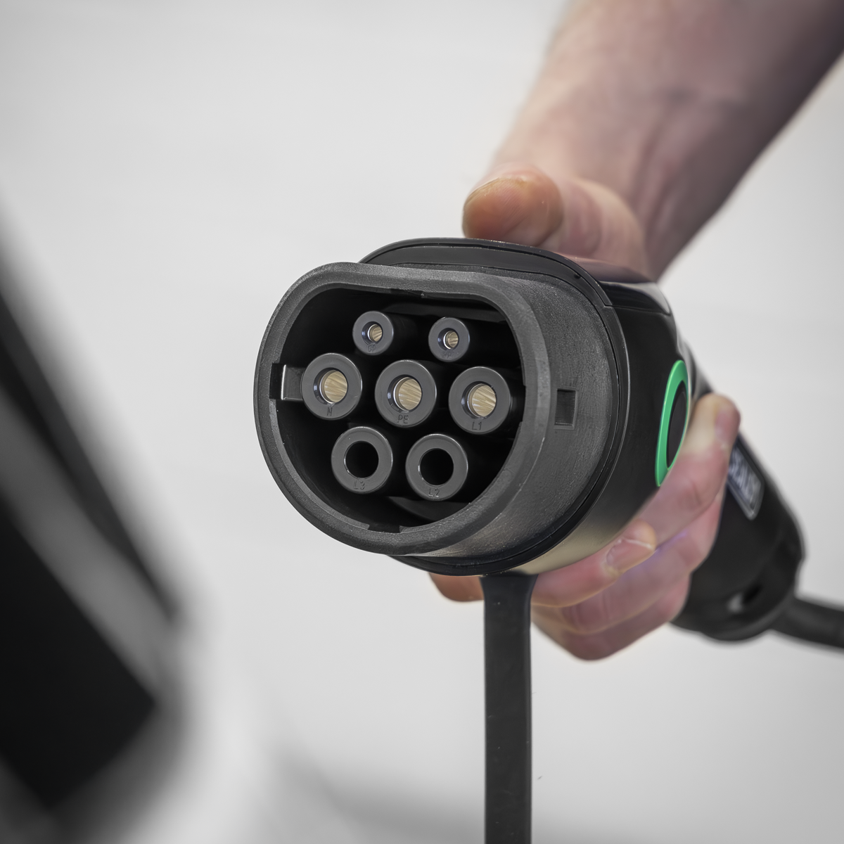 5m Adjustable (3.5kW) Type 2 to UK 3-Pin Plug Portable EV Ch