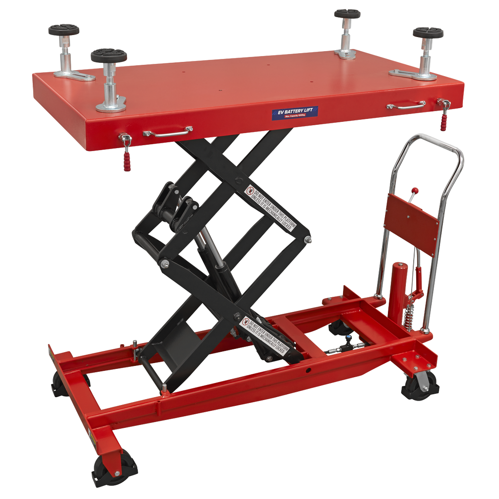 High Lift EV Battery Lift/Hydraulic Platform Truck 1000kg Capacity