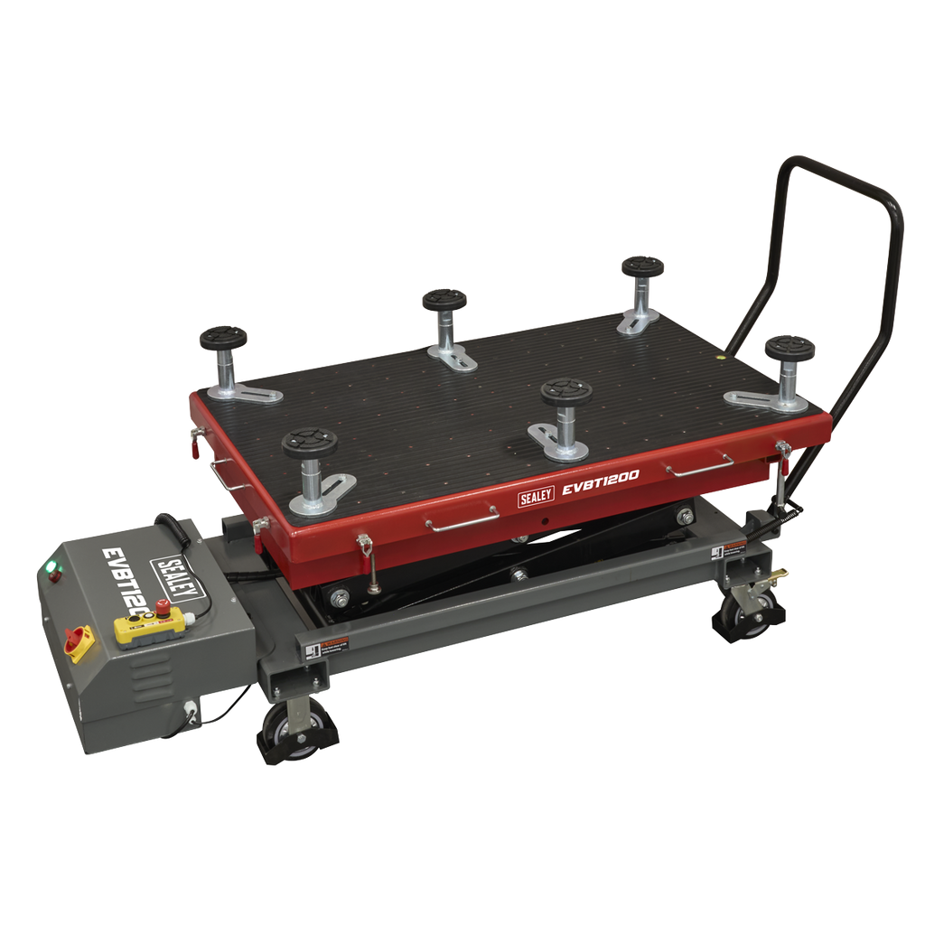 High Lift EV Battery Lift/Hydraulic Platform Truck 1200kg Capacity
